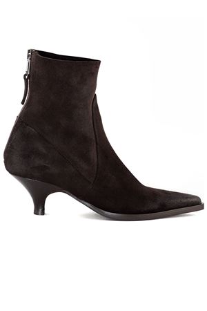 Brown suede ankle boots ELENA IACHI | E4171EBANO